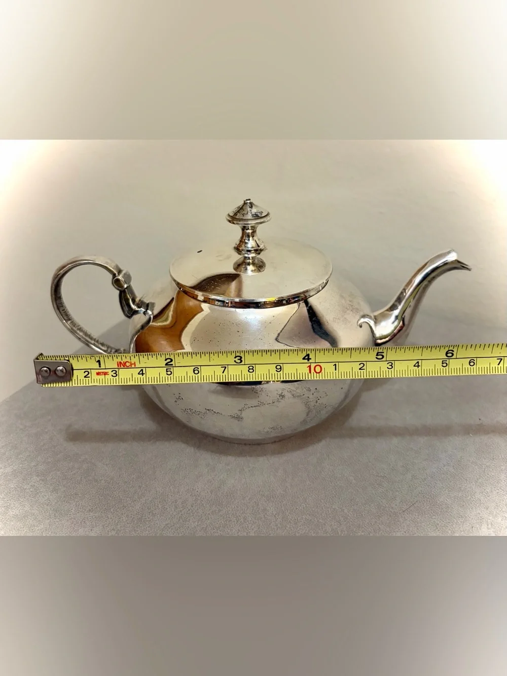 Restoration Hardware RAJ TEAPOT Silver Plate Made In India with Lid and Tea Pot